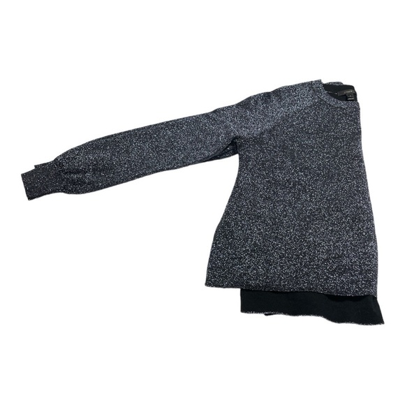 J.Crew Navy high low Shimmer Sweater size S - Picture 10 of 12